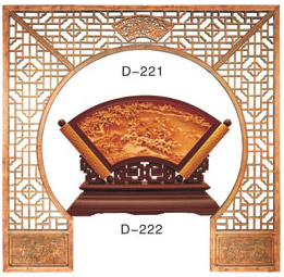 仿古落地罩
