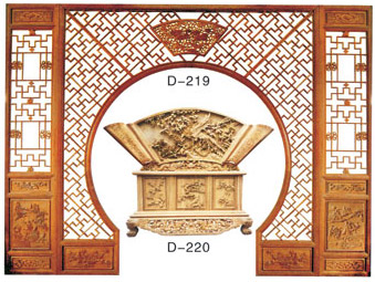 仿古落地罩