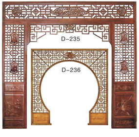 仿古落地罩